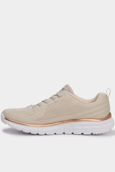 Baskets running Skechers Graceful blanc femme
