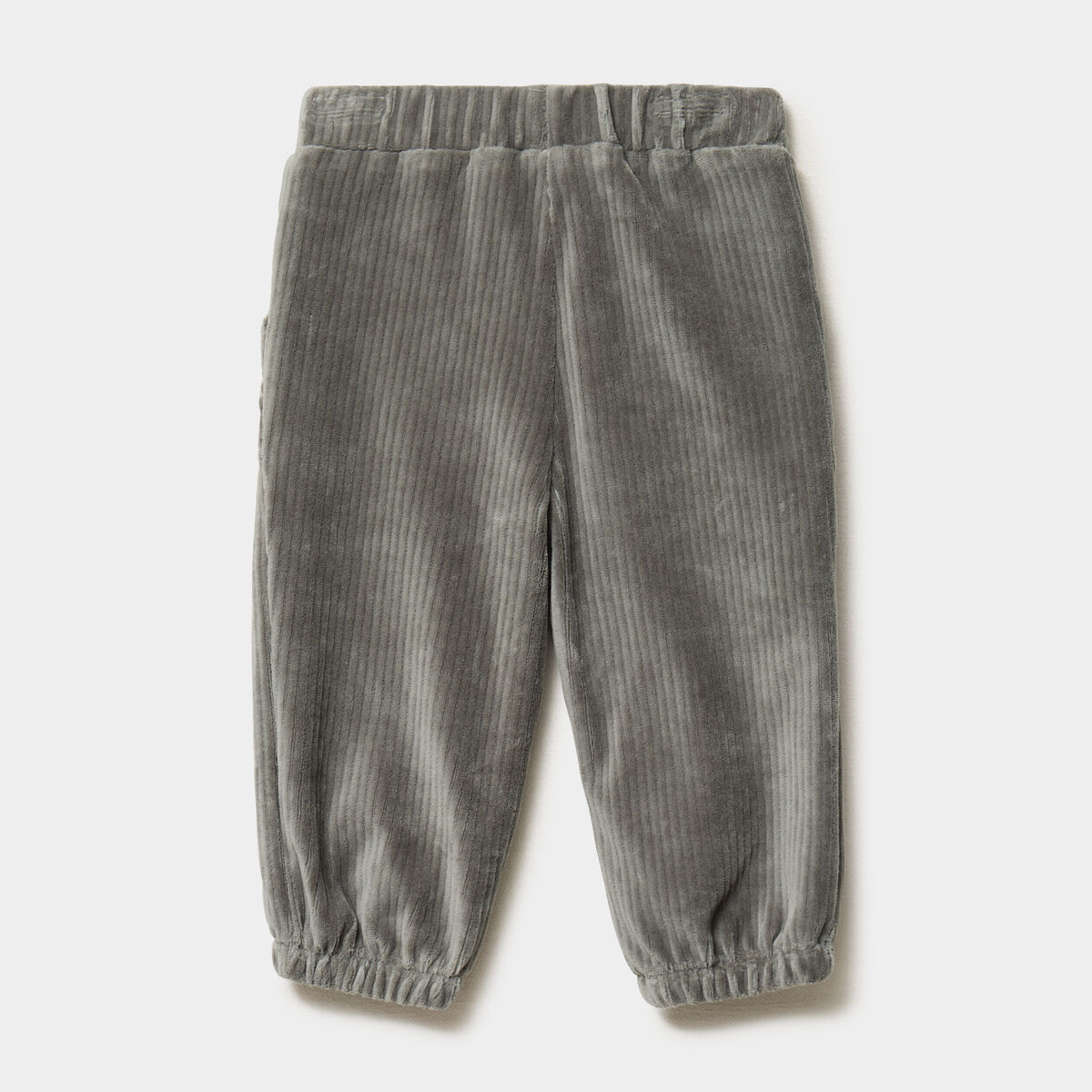 Pantalon effet velours c&ocirc;tel&eacute; vert kaki b&eacute;b&eacute; gar&ccedil;on