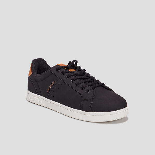 tennis a lacets kappa amber noir homme Tennis à lacets Kappa Amber noir homme