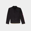 Gilet zipp&eacute; col montant noir fille