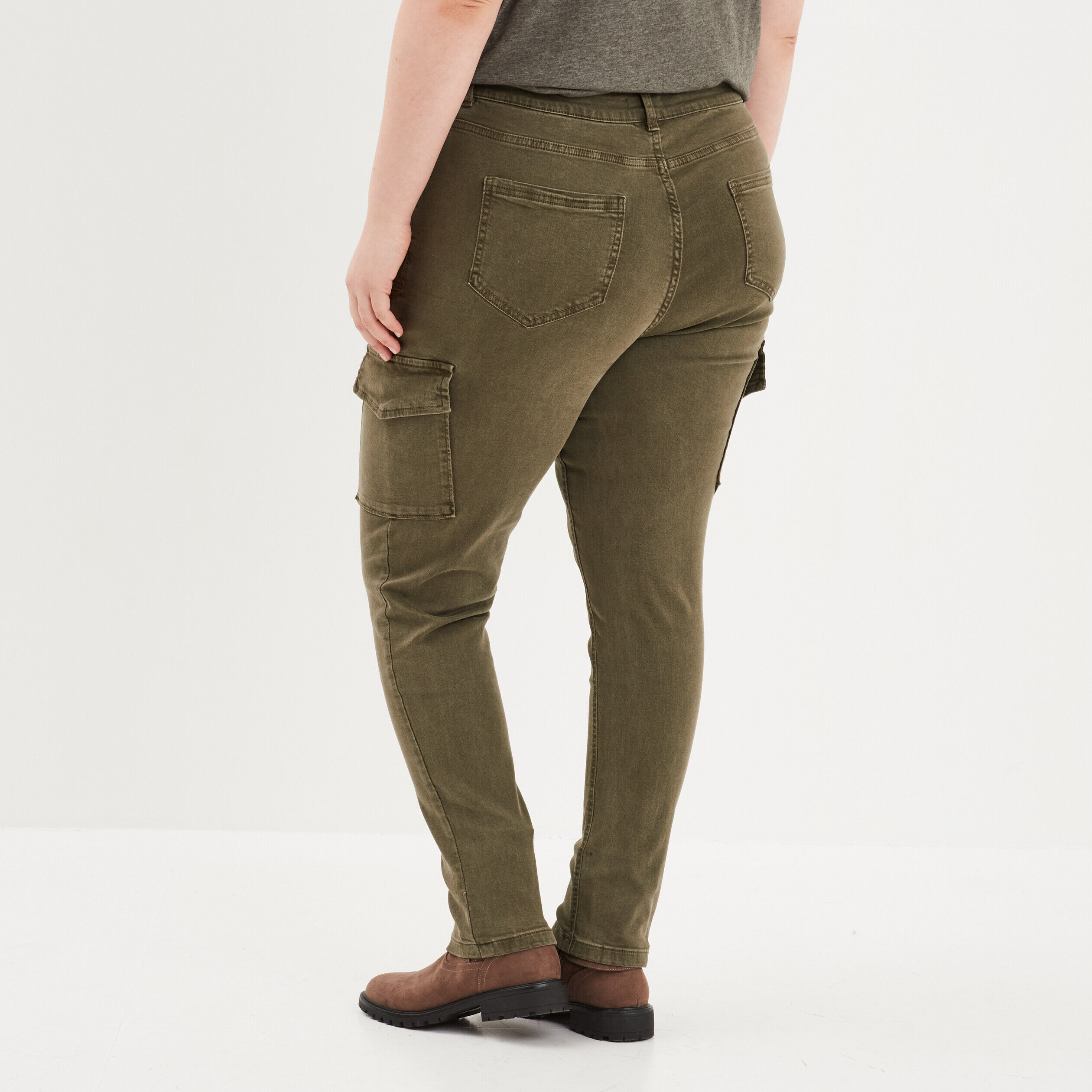 Pantalon femme pas clearance cher grande taille