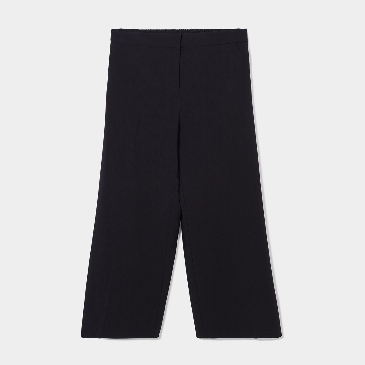 Pantalon city large Modavista noir femme grande taille
