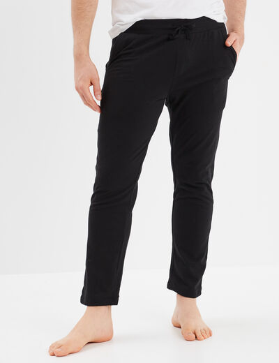 Pantalon de pyjama noir homme