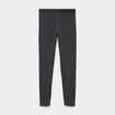 Legging taille haute gris fonc&eacute; femme