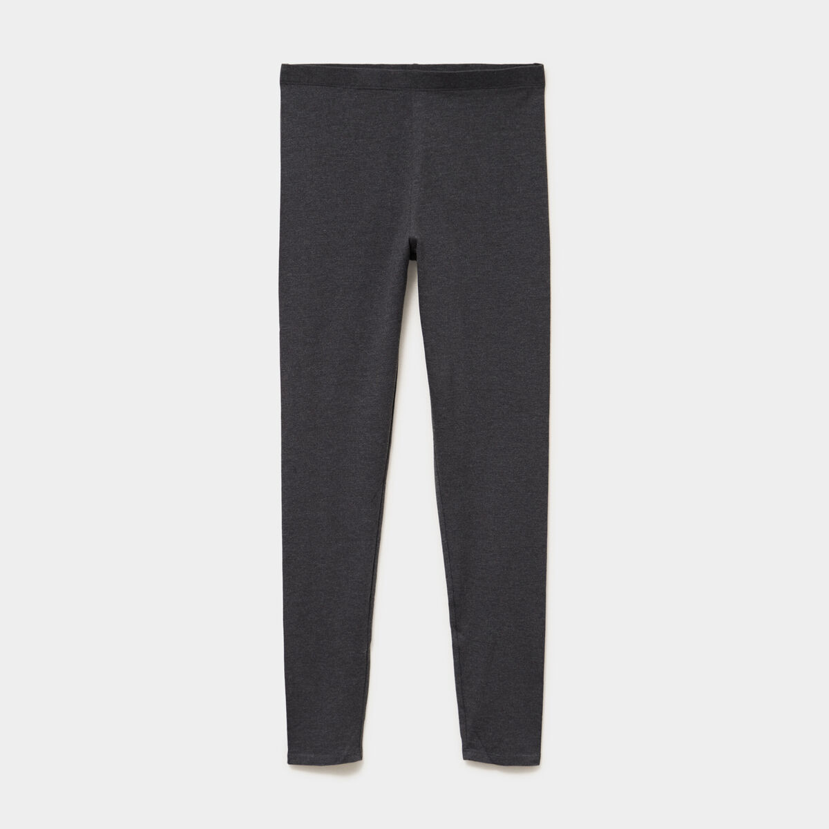 Legging taille haute gris fonc&eacute; femme