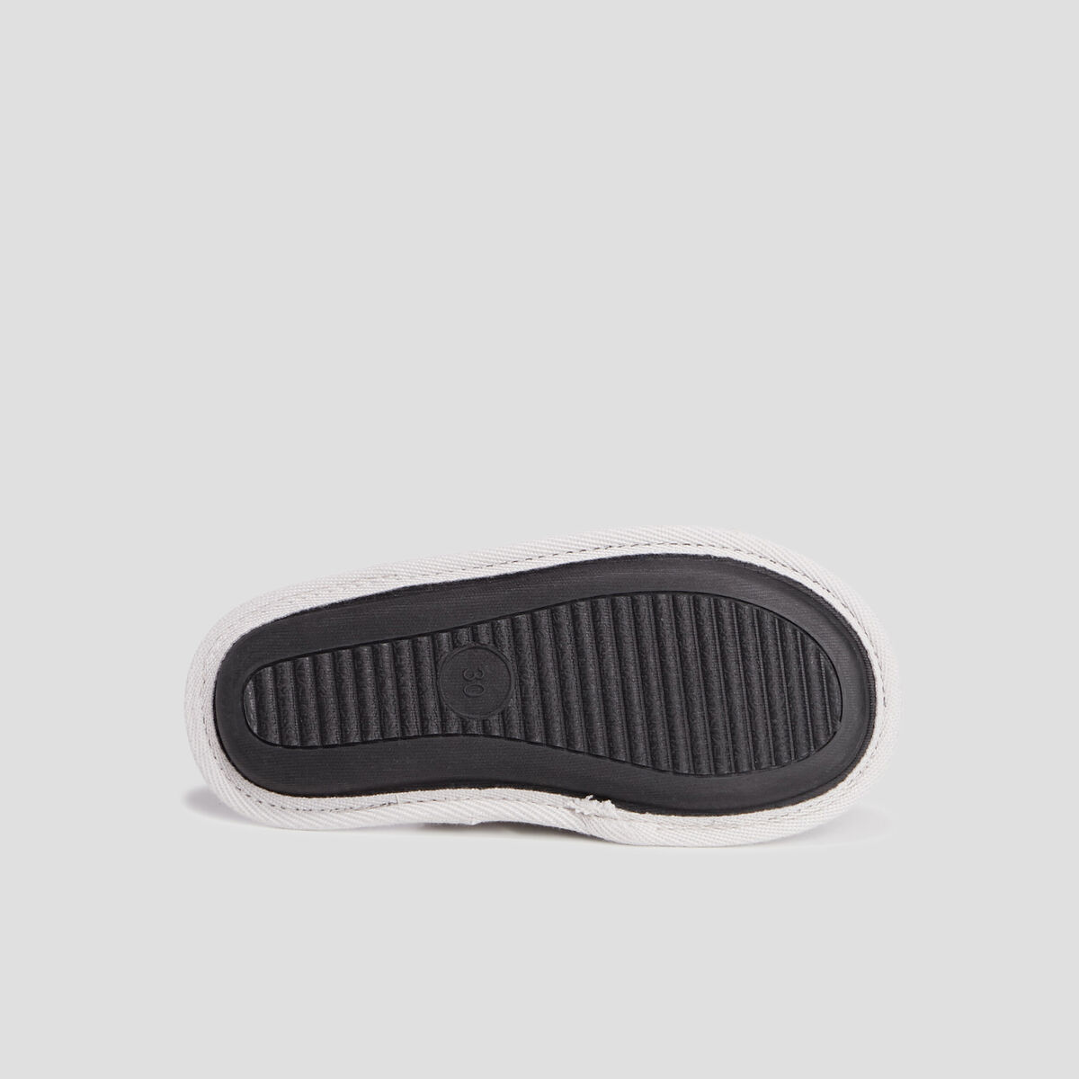 Chaussons mules gris gar&ccedil;on