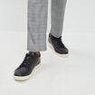 Baskets plates noir homme