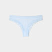 Lot 2 tangas bandes dentelle bleu ciel femme