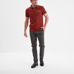 Pantalon chino slim stretch gris foncé homme