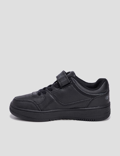 Tennis à lacets Champion Rebound noir garçon