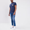 Jeans slim 5 poches denim stone homme