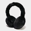 Cache-oreilles fausse fourrure noir femme
