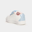 Tennis basses &agrave; scratchs Stitch blanc b&eacute;b&eacute; fille