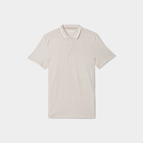 Polo manches courtes coton Creeks gris clair homme