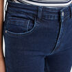 Jeans flare taille haute denim brut femme