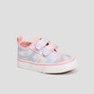 Tennis en toile &agrave; scratchs multicolore b&eacute;b&eacute; fille