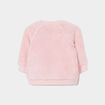 Sweat manches longues rose clair bébé fille