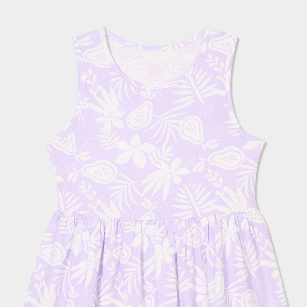 Robe Patineuse Sans Manches Evita Calista Imprimé Floral Bleu Crème - Taille 10, Occasion TBÉ