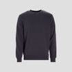 Sweat molleton col rond bleu marine homme