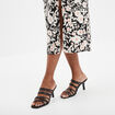 Mules à talons multibrides Mosquitos noir femme