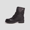 Bottines fourrées noir fille