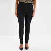 Jegging taille haute denim noir femme