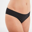Culotte microfibre sans coutures noir femme