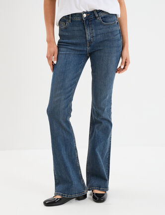 Jeans flare 5 poches Creeks denim dirty femme