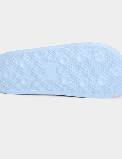 Mules de plage Stitch bleu femme