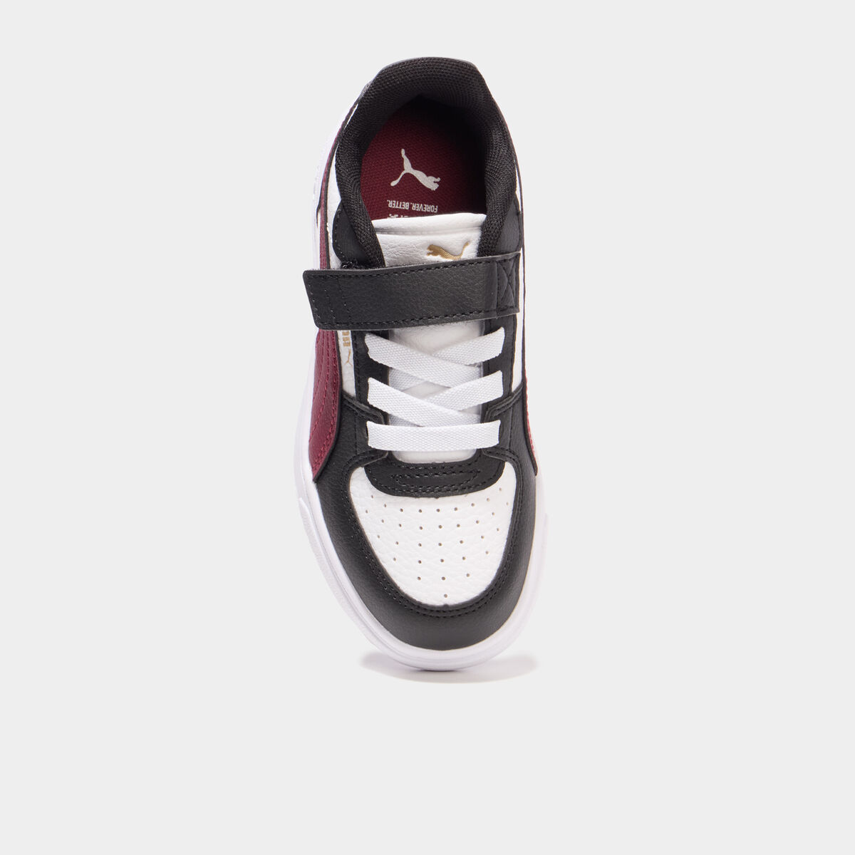 Baskets &agrave; scratchs Caven III Puma bordeaux gar&ccedil;on