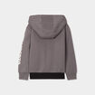 Sweat zippé à capuche fourrée Liberto noir garçon