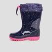 Bottes de pluie semelle crantée bleu marine fille