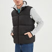 Doudoune sans manches zippée noir homme