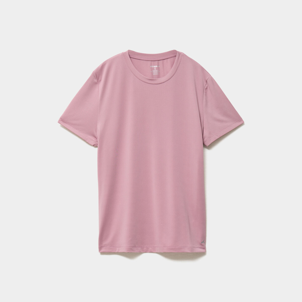 T-shirt de sport droit manches courtes mauve femme