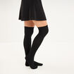 Lot 2 paires mi-bas chaud gris fonc&eacute; femme