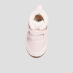 Bottines fourr&eacute;es &agrave; scratchs Trappeur rose b&eacute;b&eacute; fille
