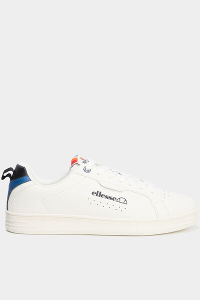 Tennis basses &agrave; lacets Ellesse blanc homme