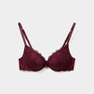 Soutien-gorge maxi push-up prune femme