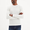 T-shirt col rond Creeks ecru homme