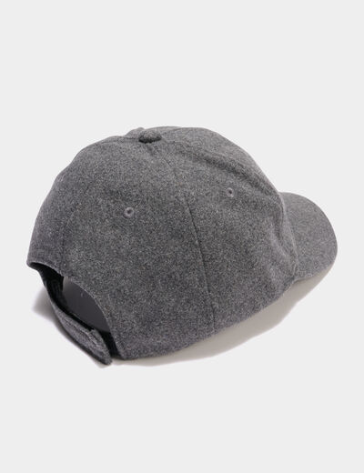 Casquette gris homme