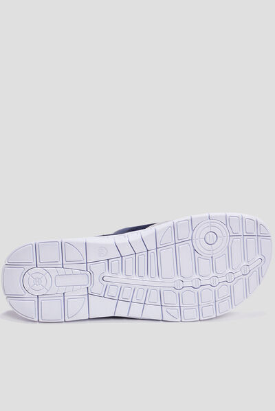 Mules Trappeur bleu marine homme