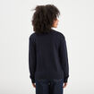 Pull No&euml;l &agrave; sequins col rond lumineux bleu marine femme
