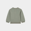 Sweat manches longues col rond vert kaki bébé garçon