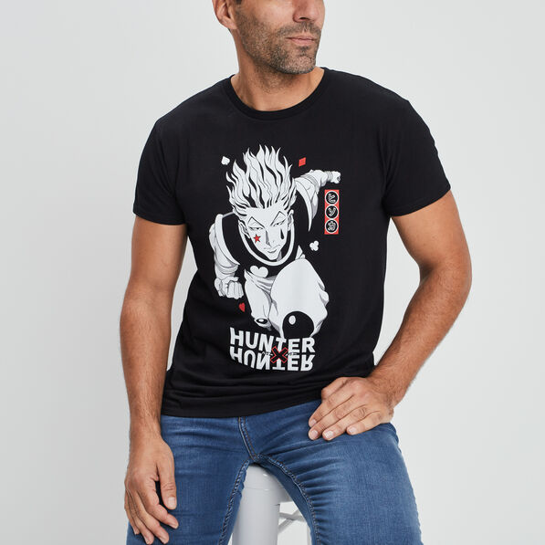 T-shirt Hunter X Hunter noir homme