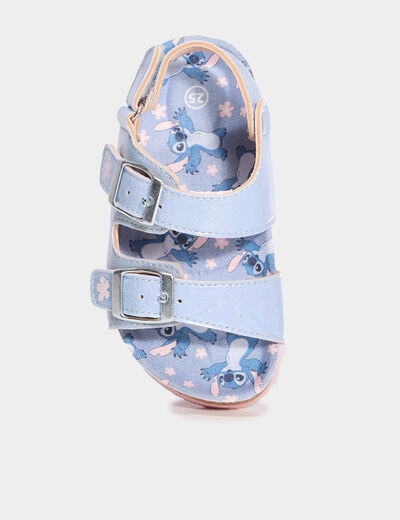 Sandales à paillettes Stitch bleu fille