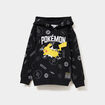 Sweat hoodie Pokémon Pikachu noir garçon