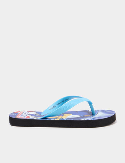 Tongs Sonic bleu gar&ccedil;on