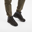 Bottines montantes semelles crant&eacute;es noir homme