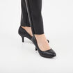 Escarpins iris&eacute;s noir femme