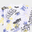 T-shirt col rond manches courtes Liberto blanc garçon